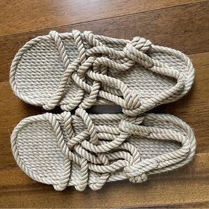 Birkenstock natural fiber rope sandal, size 9( 41-42cm)